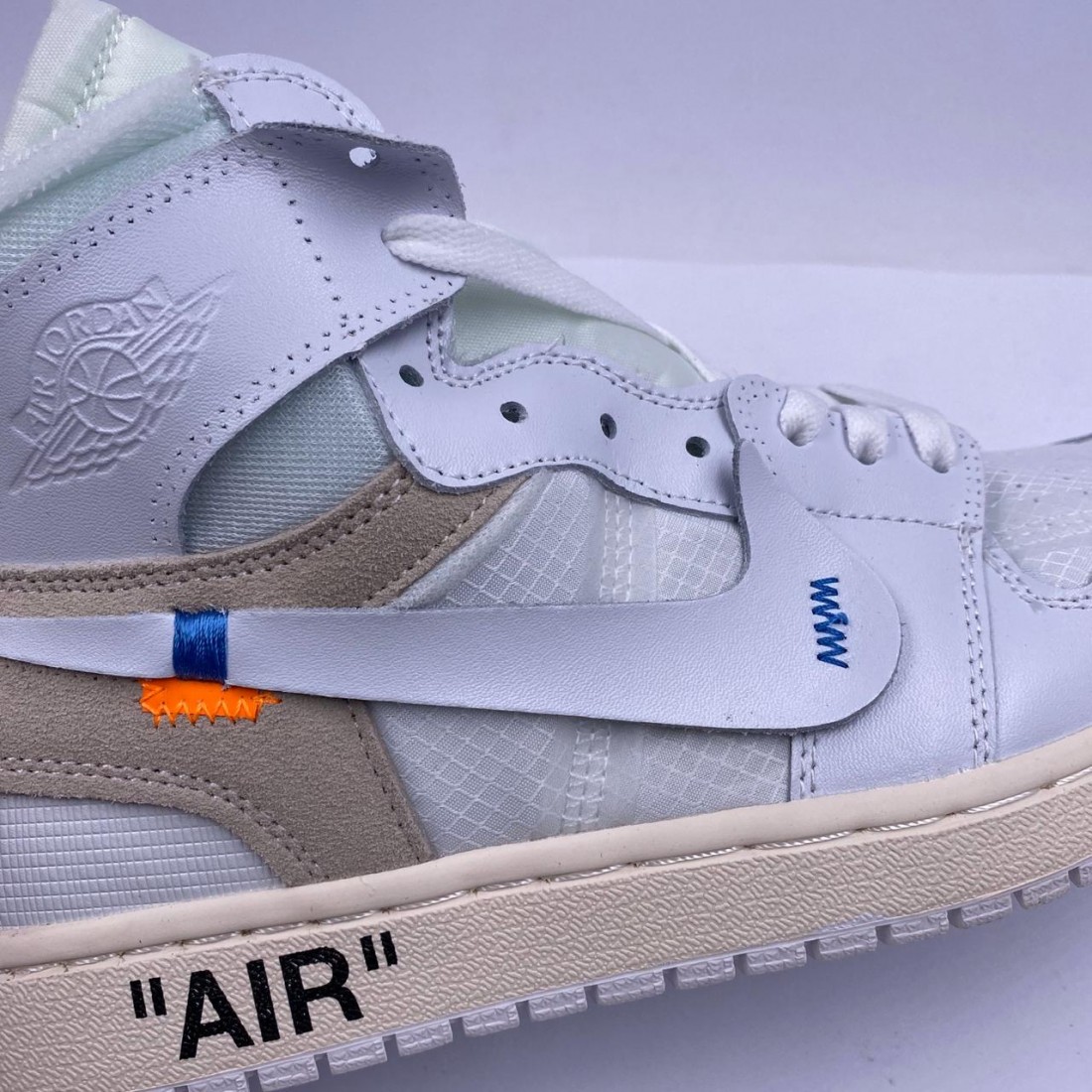 off white air jordan 1 white